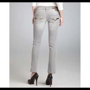 LAST CHANCE DIESEL Silver Foil Grey Wash Denim